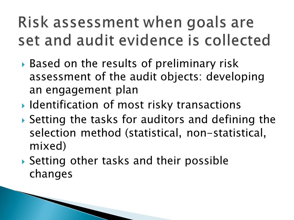 RAWG. Risk assessment guideline for strategic and annual planning ...