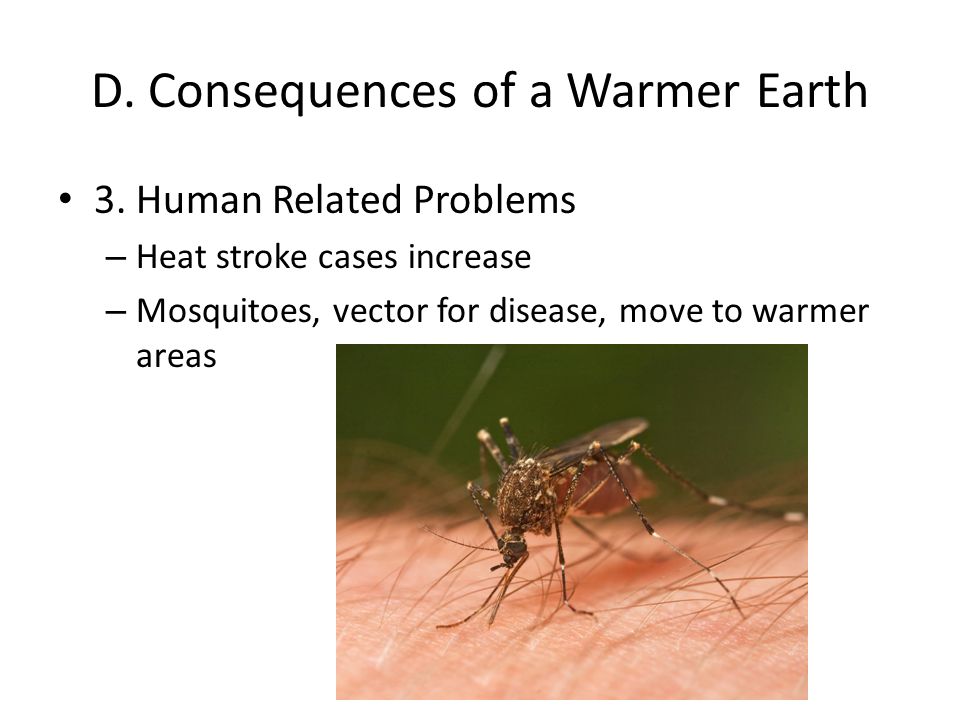D. Consequences of a Warmer Earth 3.