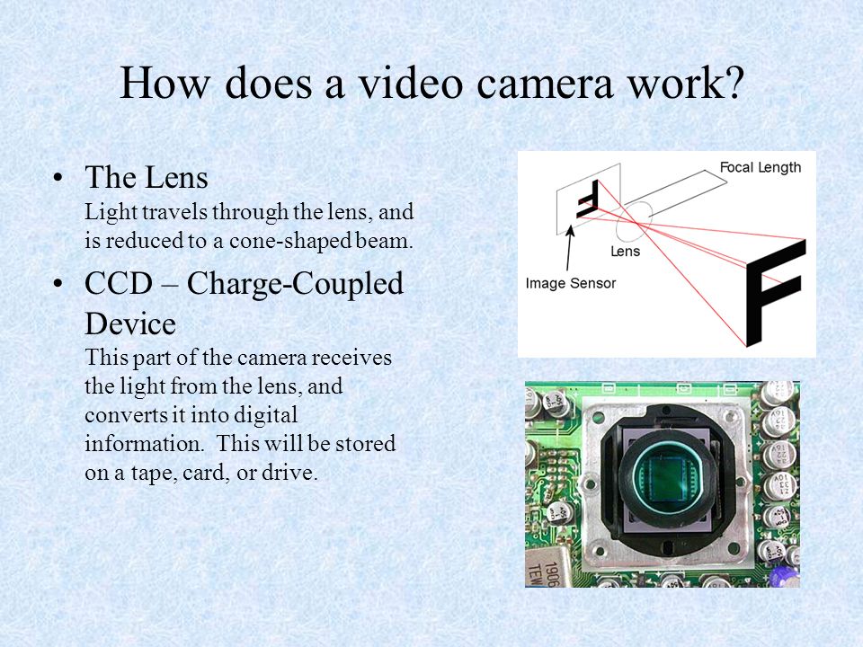 Video Production 101 Camera, Lights, and Sound. What is the difference  between FILM and VIDEO? FILM A strip of sequential, still images, taken on  photographic. - ppt download