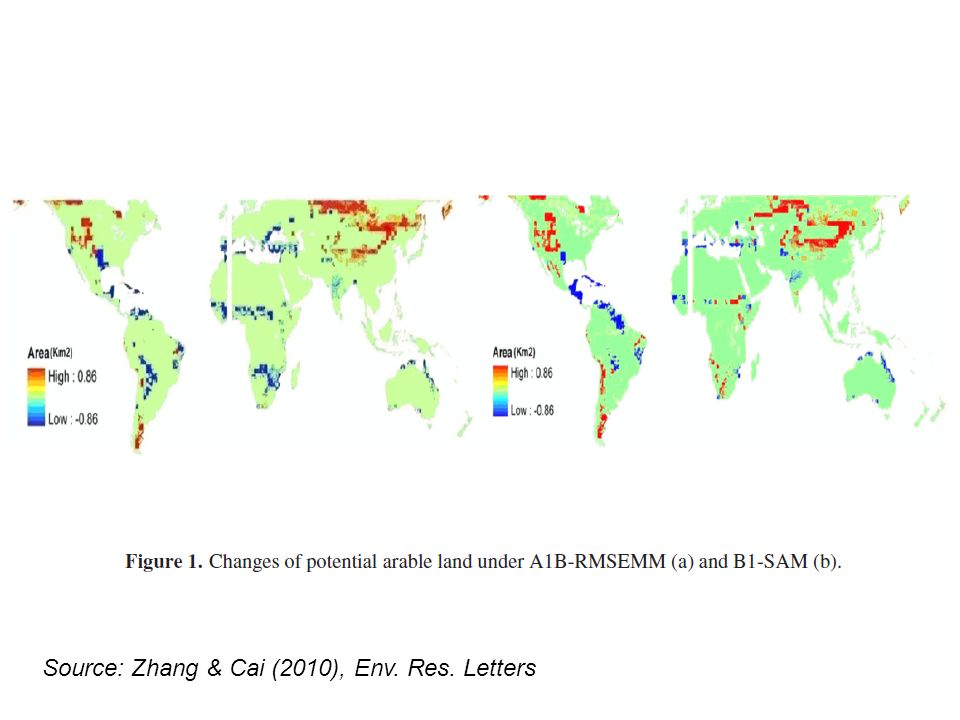 Source: Zhang & Cai (2010), Env. Res. Letters