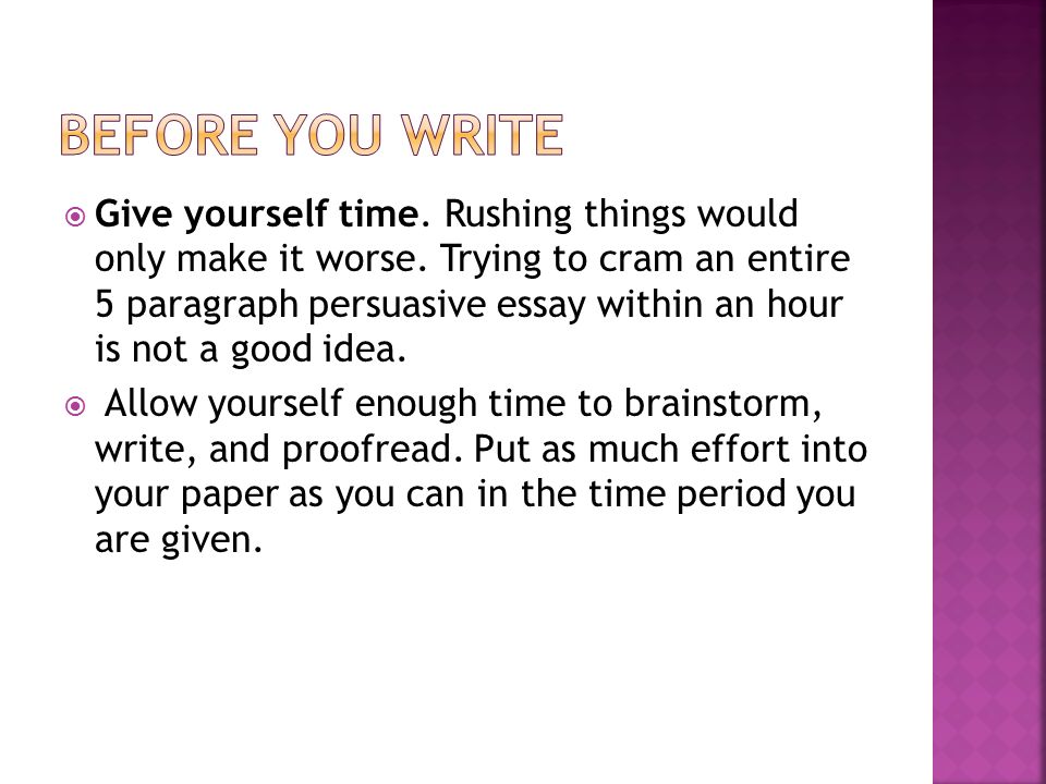 About write a paragraph how yourself to 