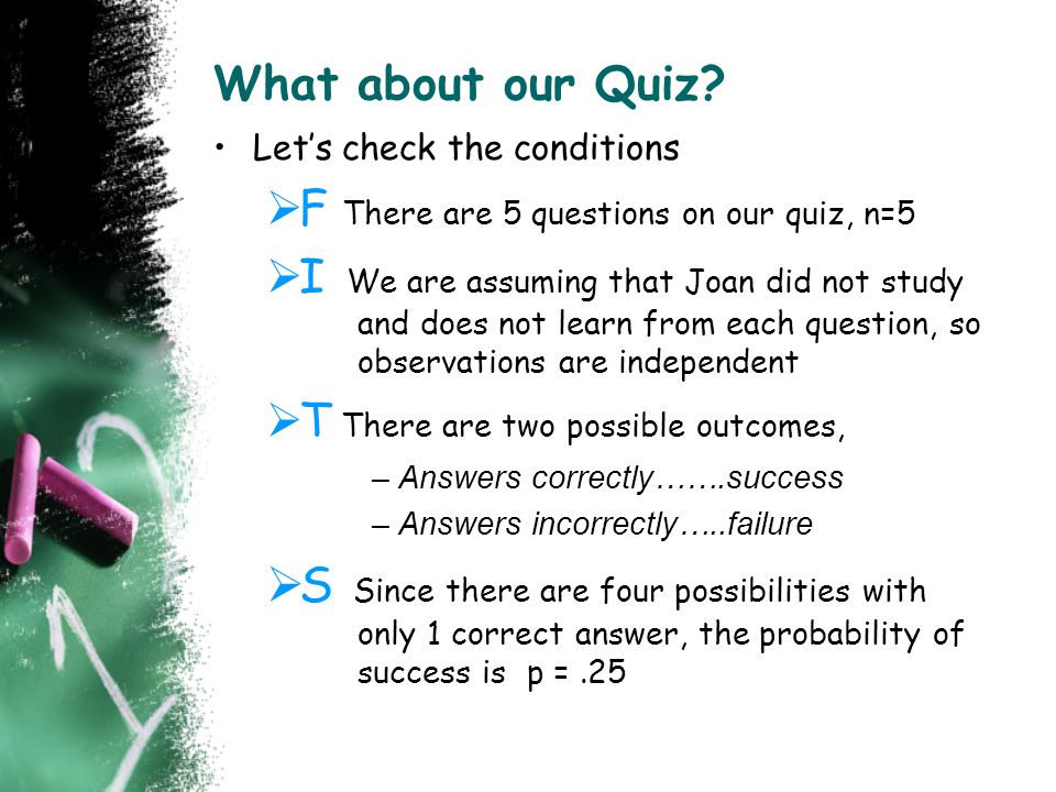 What about our Quiz.
