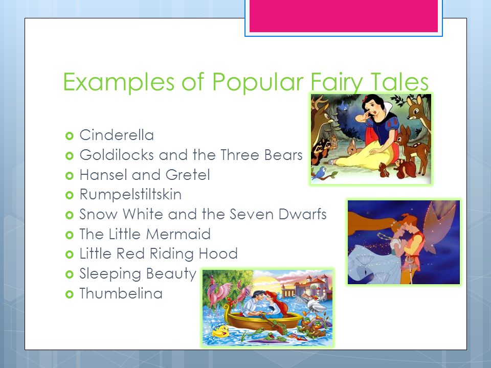 sample of fairy tales