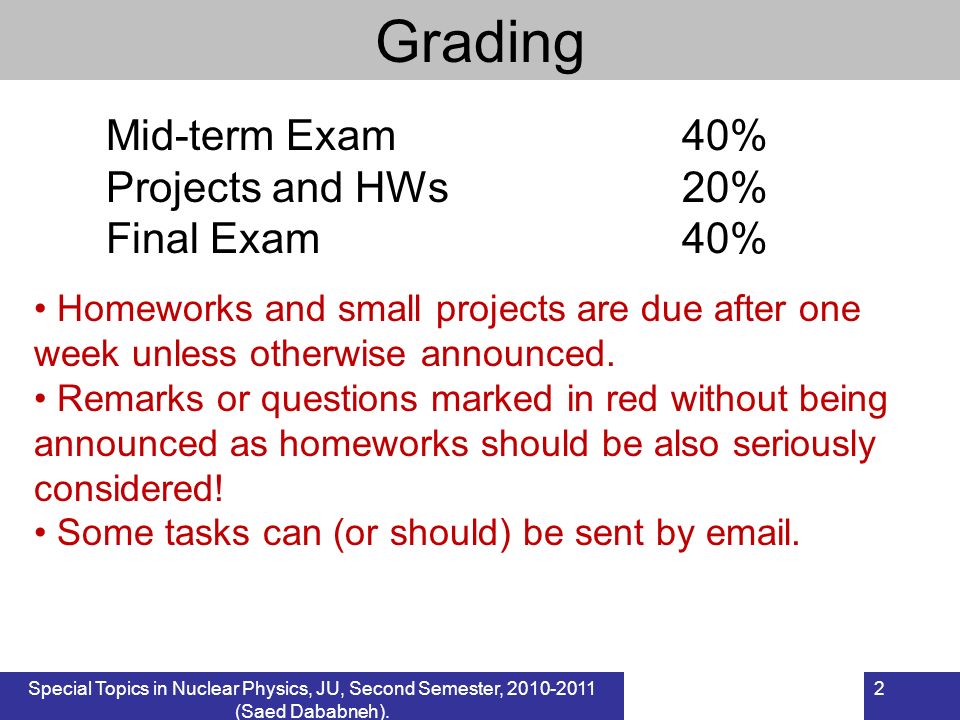 Final Exam Semester II 2010/2011!