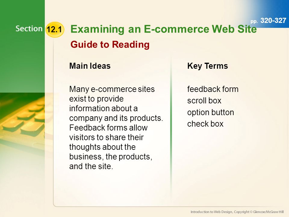 Section 12 1 Discuss The Functions Of A Web Site Create A Feedback