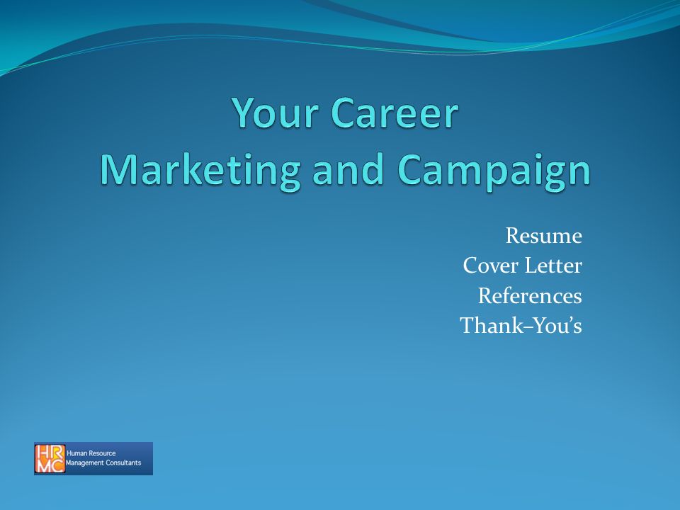 Resume Cover Letter References