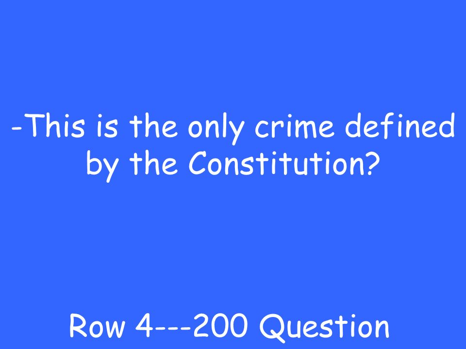 -Preamble Row Answer