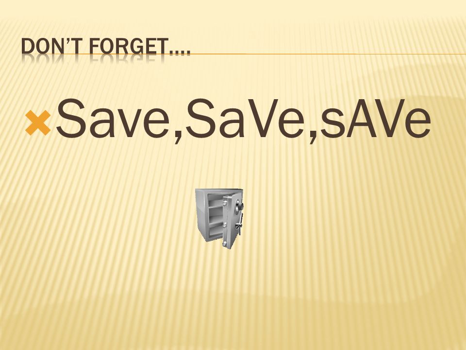  Save,SaVe,sAVe