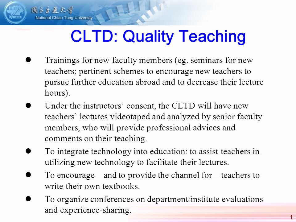 The Center for Teaching and Learning Development (CTLD) Proposed by Office of Academic Affairs. - ppt download - 웹