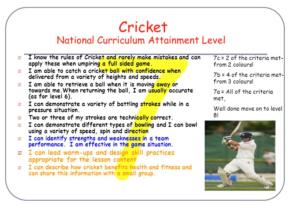 Rules of Cricket - ActiveSG