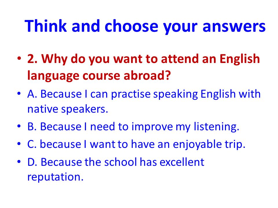 what do you want to learn in english class
