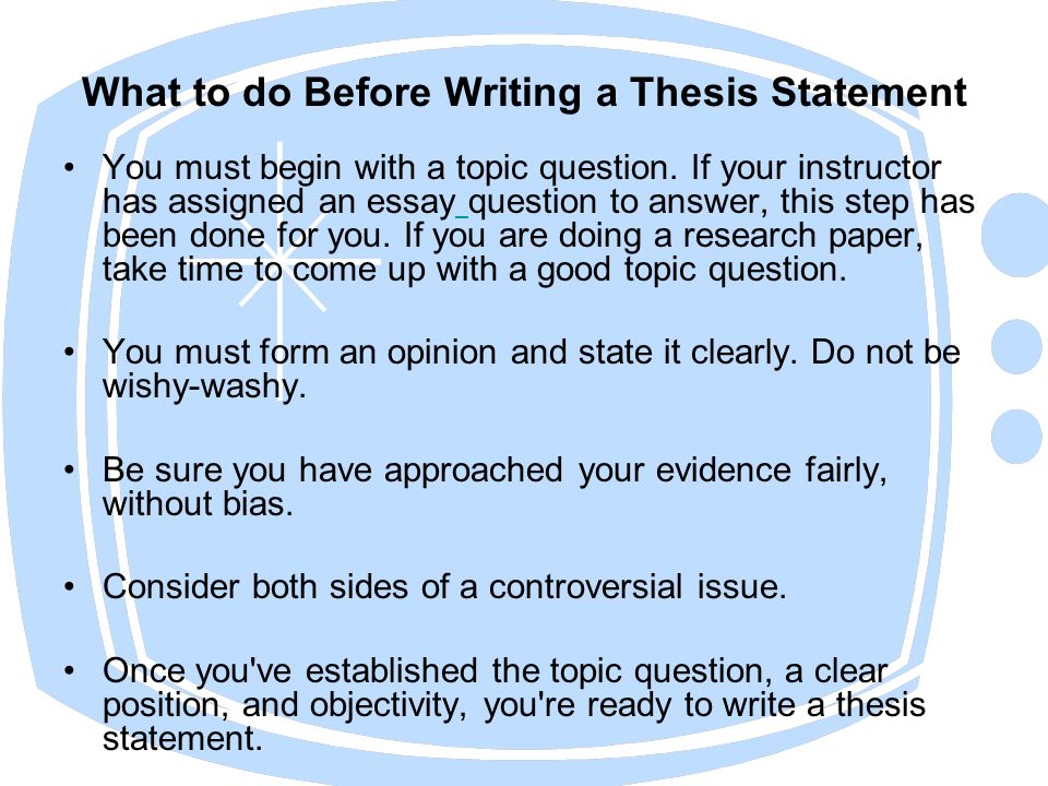 how to do a thesis paper