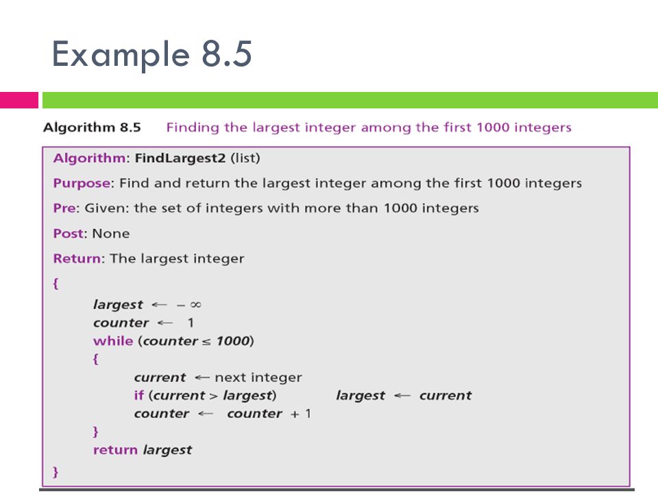 ALGORITHM CHAPTER 8. Chapter Outlines and Objectives Define an ...