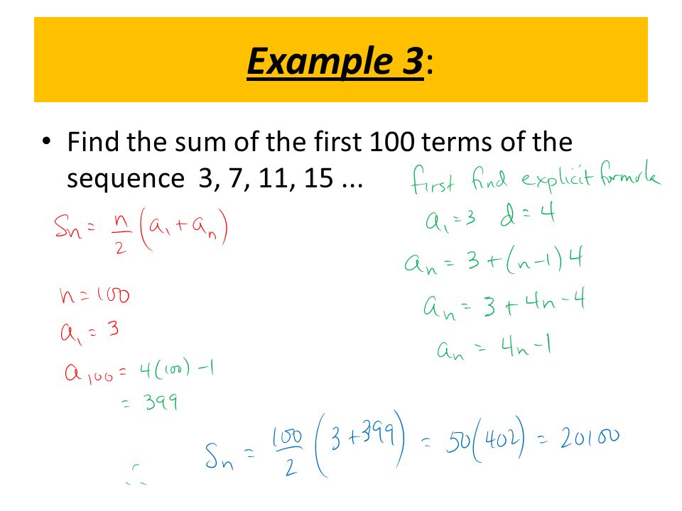 Do Now What Do You Notice About The Sums Of These Sequences Ppt Download