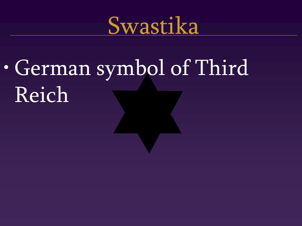 Swastika German symbol of Third Reich