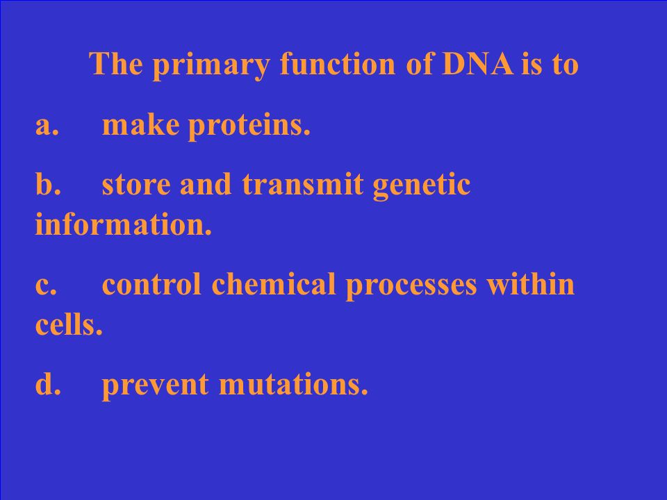 d. DNA