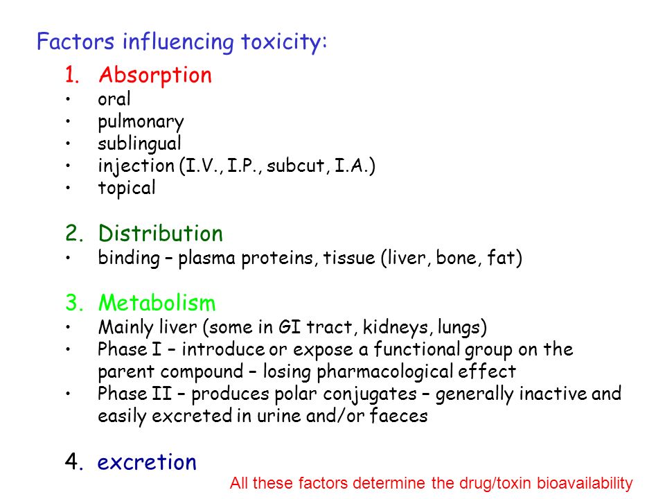 DRUG TOXICITY. Toxicology Is The Science That Deals With The Amount Of ...