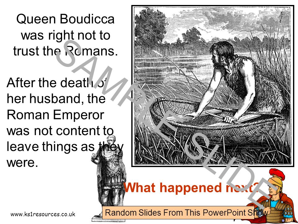 Queen Boudicca was right not to trust the Romans.