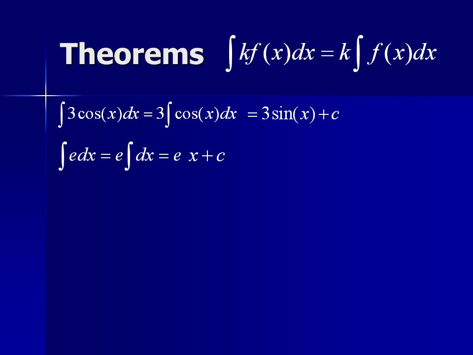 Theorems