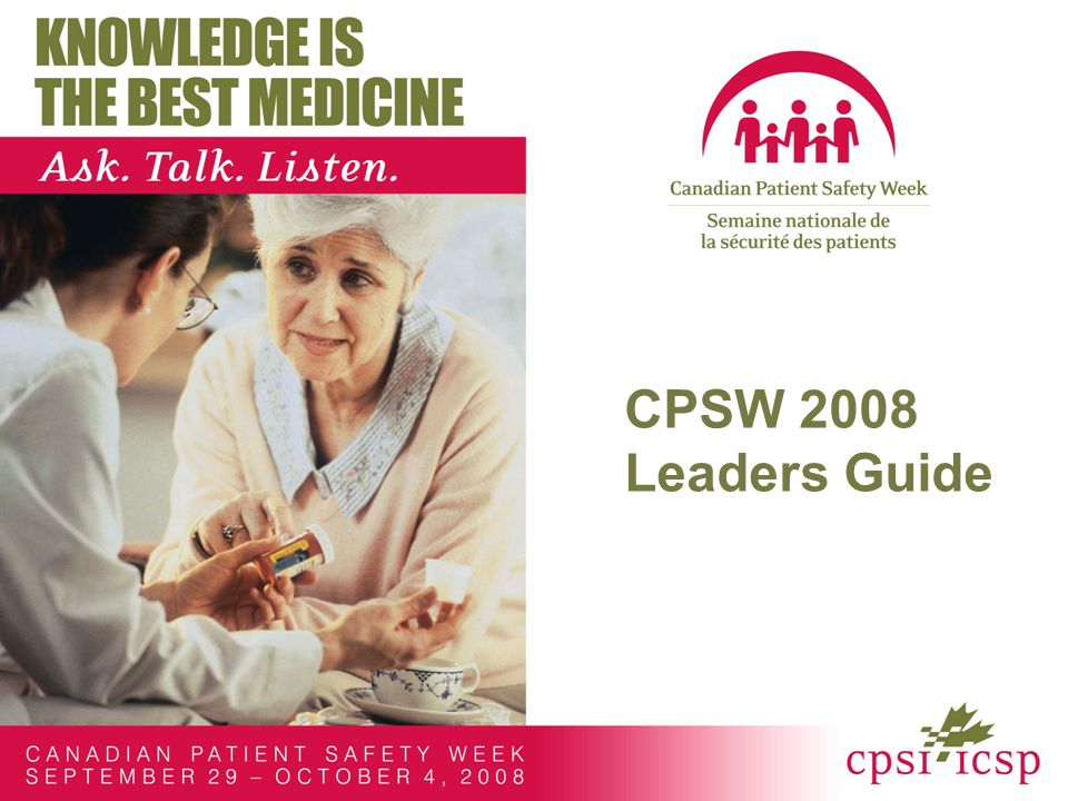 CPSW 2008 Leaders Guide
