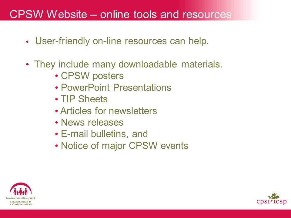 User-friendly on-line resources can help. They include many downloadable materials.
