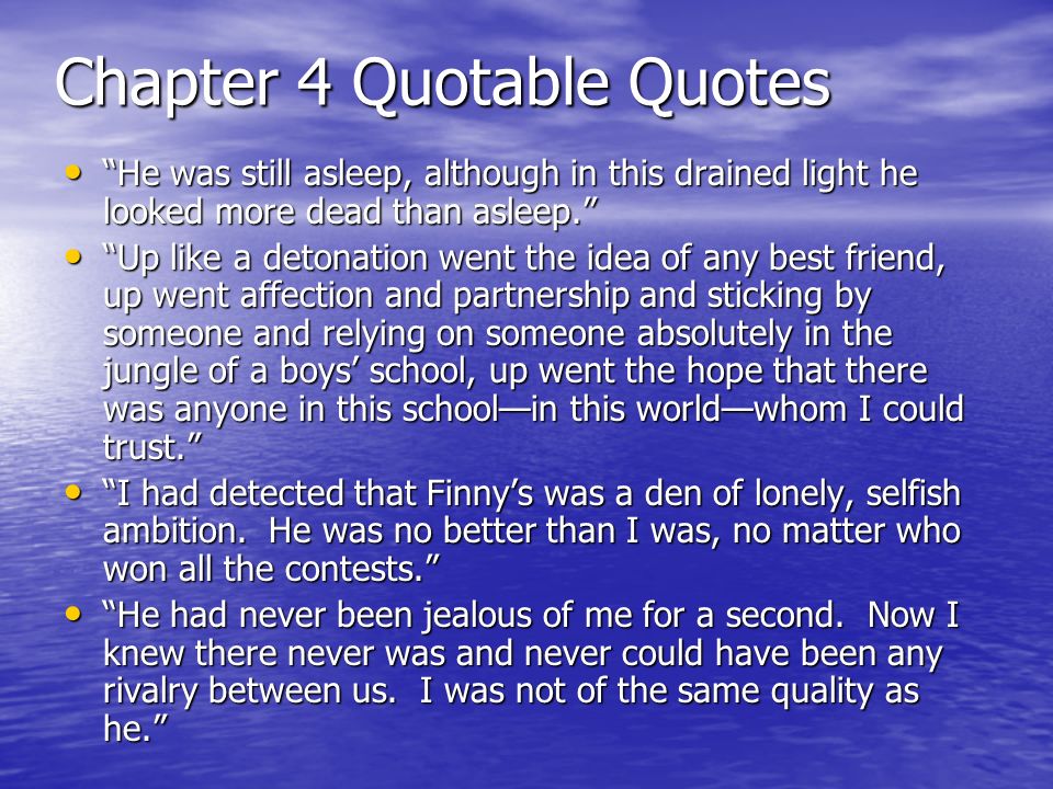 A Separate Peace Chapter 1: Recap Frame Story-Stories Within A Story Frame Story-Stories Within A Story –Outer Frame: He's Visiting The School Fifteen. - Ppt Download