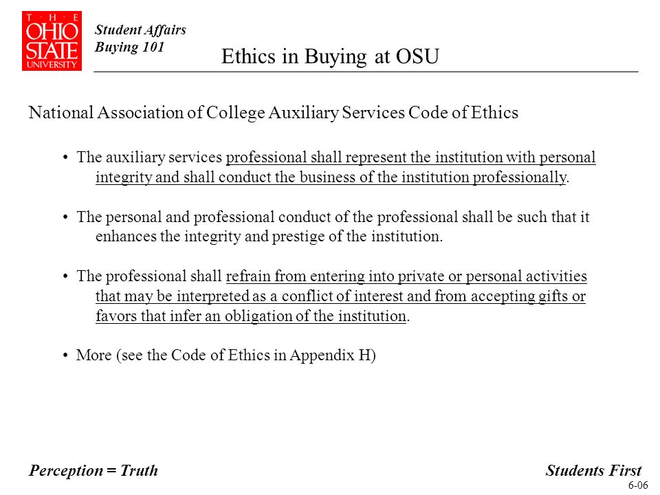 Student Affairs Buying 101 Ethics In Buying At Osu Students First Topic Ppt Download Student Affairs Buying 101 Ethics In Buying At Osu Students First Topic Ppt Download