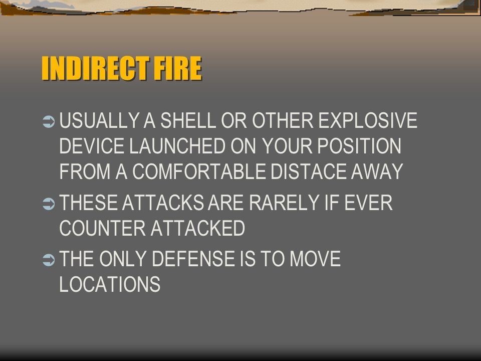 SECTOR OF FIRE  A POSITION ASSIGNED TO A POSITION THAT GIVES IT A SLICE OF THE PERIMETER THAT IT IS RESPONSIBLE FOR  ENGAGING OUT OF YOUR SECTOR COULD LEAD TO FRIENDLY FIRE SITUATIONS