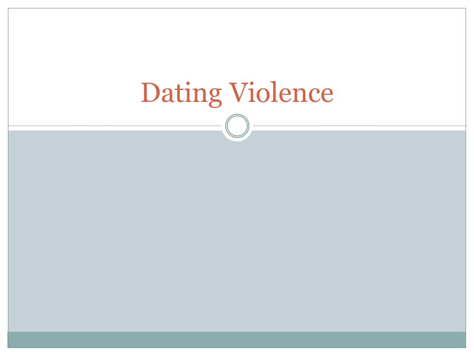 Normal dating relationship