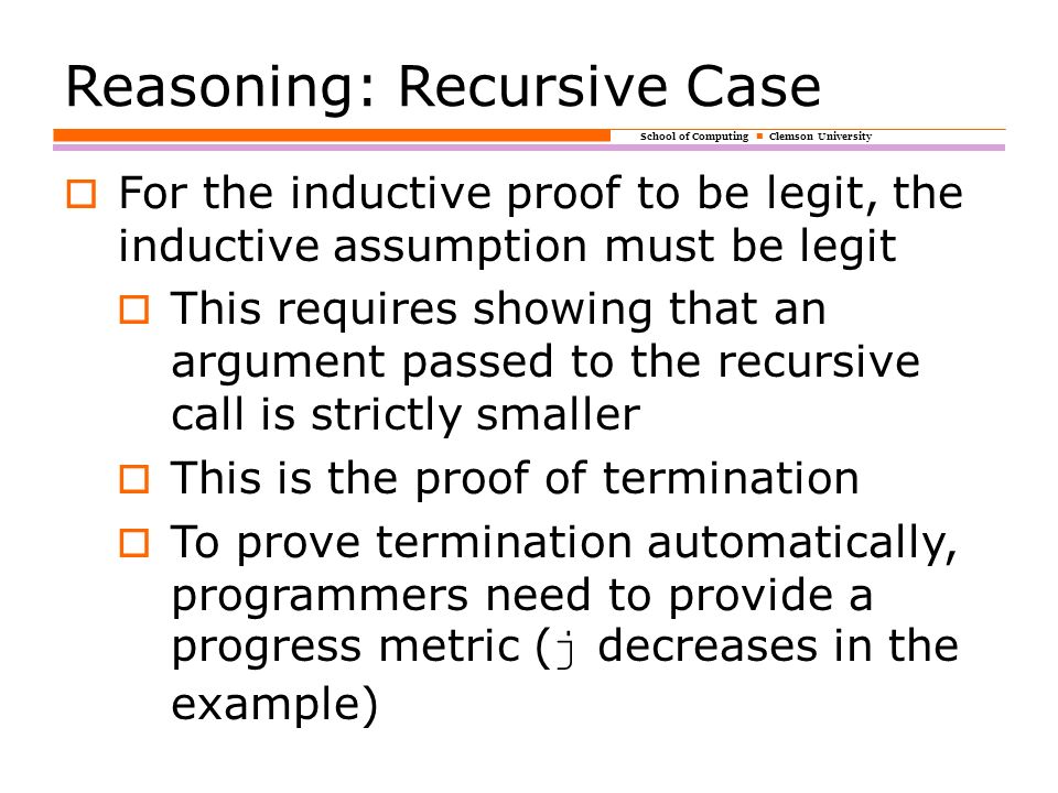 Computer Science School of Computing Clemson University Discrete Math ...