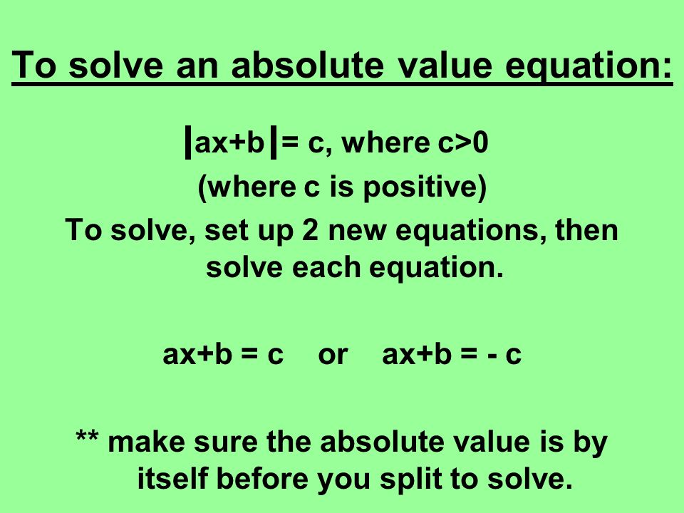 Warm-up Determine the equation of this absolute value function. Then, give  the intervals of increase and decrease and the domain and range. - ppt  download