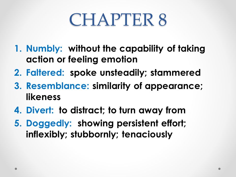 The Outsiders Chapter Vocabulary Chapter 1 1 Disgrace Loss Of