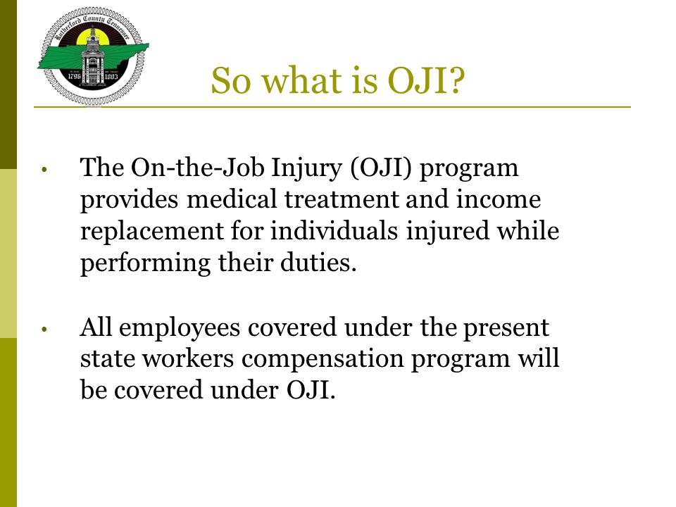 So what is OJI.