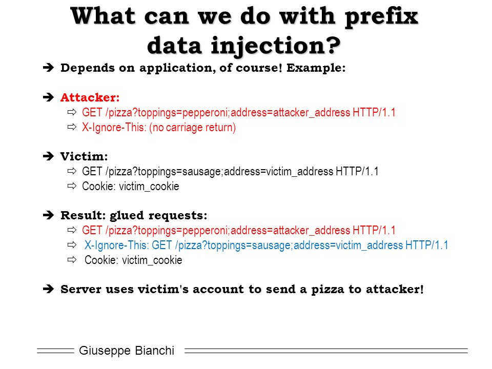 Giuseppe Bianchi What can we do with prefix data injection.