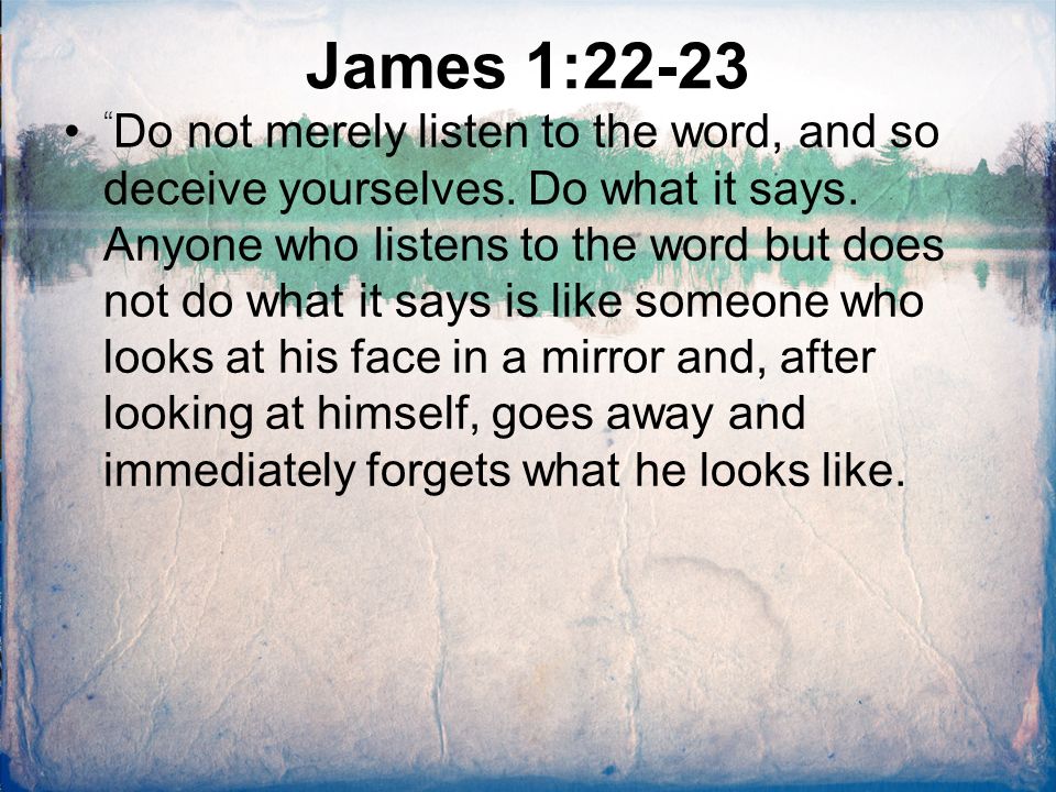 Mirror Andras Tamas James 122 23 Do Not Merely Listen To