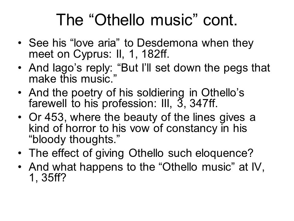 Реферат: Iago Playing In Othello