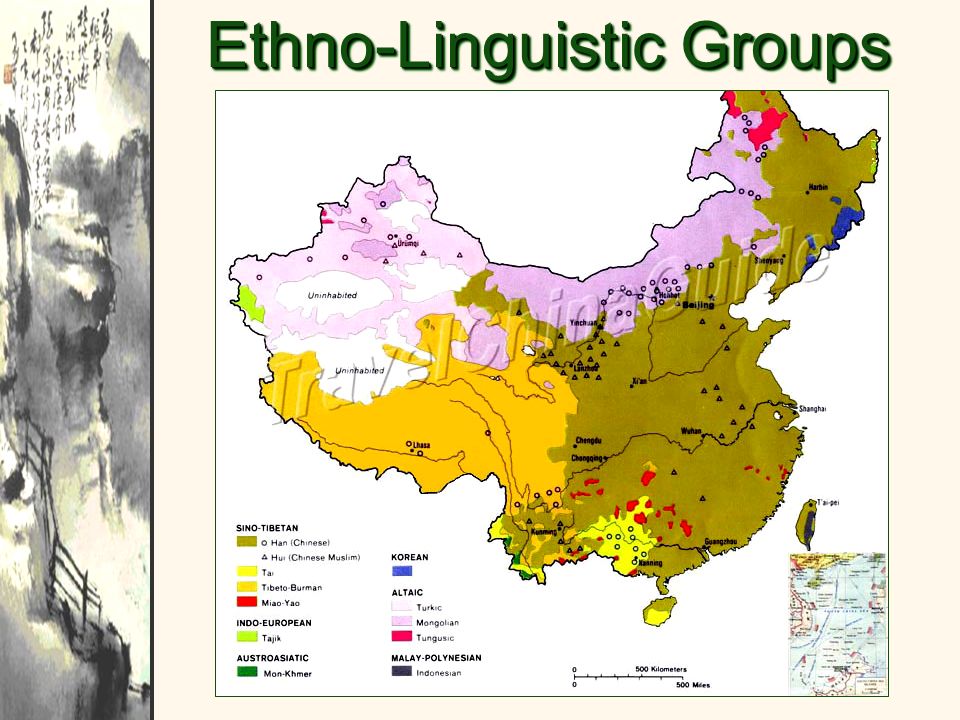 Ethno-Linguistic Groups in China