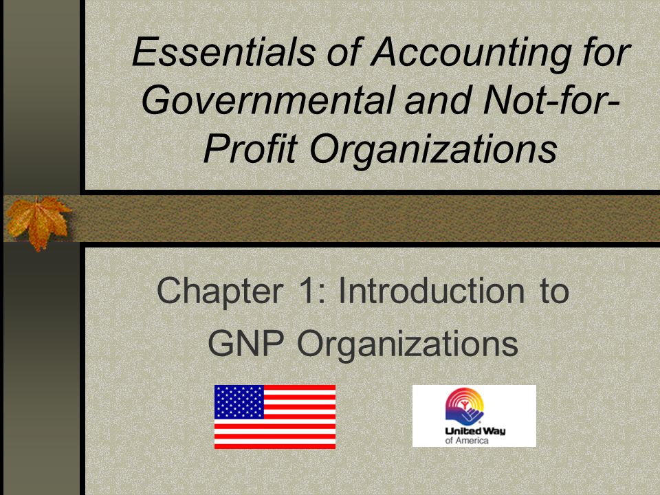 Essentials Of Accounting For Governmental And Not For - 