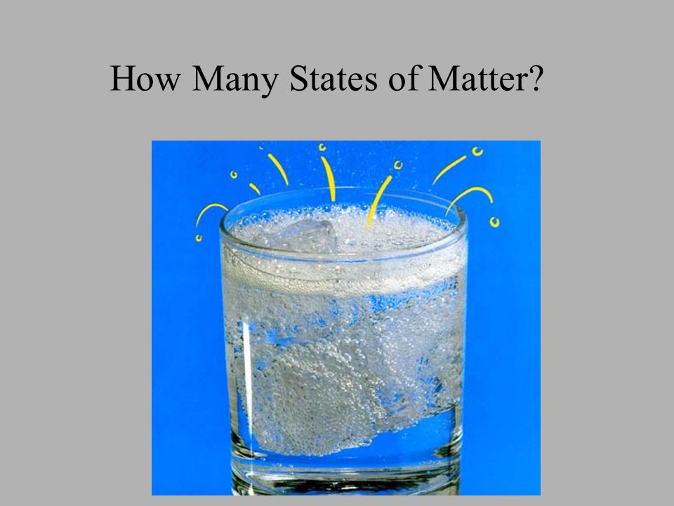 How Many States of Matter