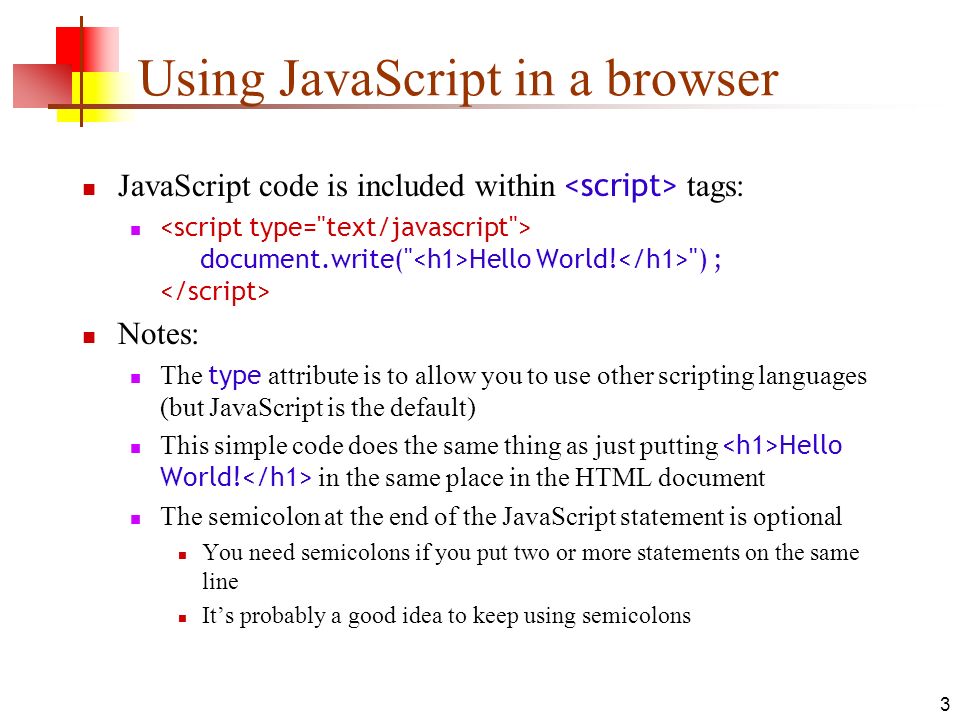 27-Oct-15 JavaScript Language Fundamentals. 2 About JavaScript ...