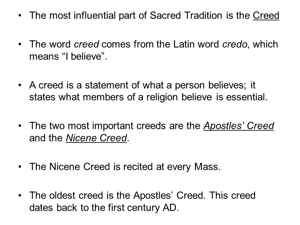 Is the apostles important why creed Catholic Creed: