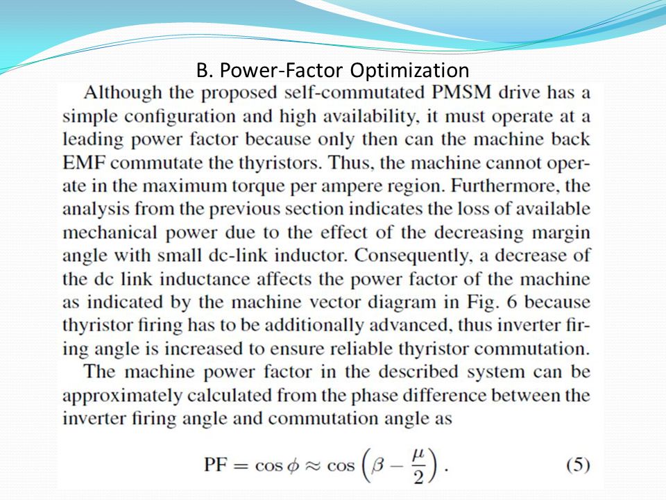 B. Power-Factor Optimization