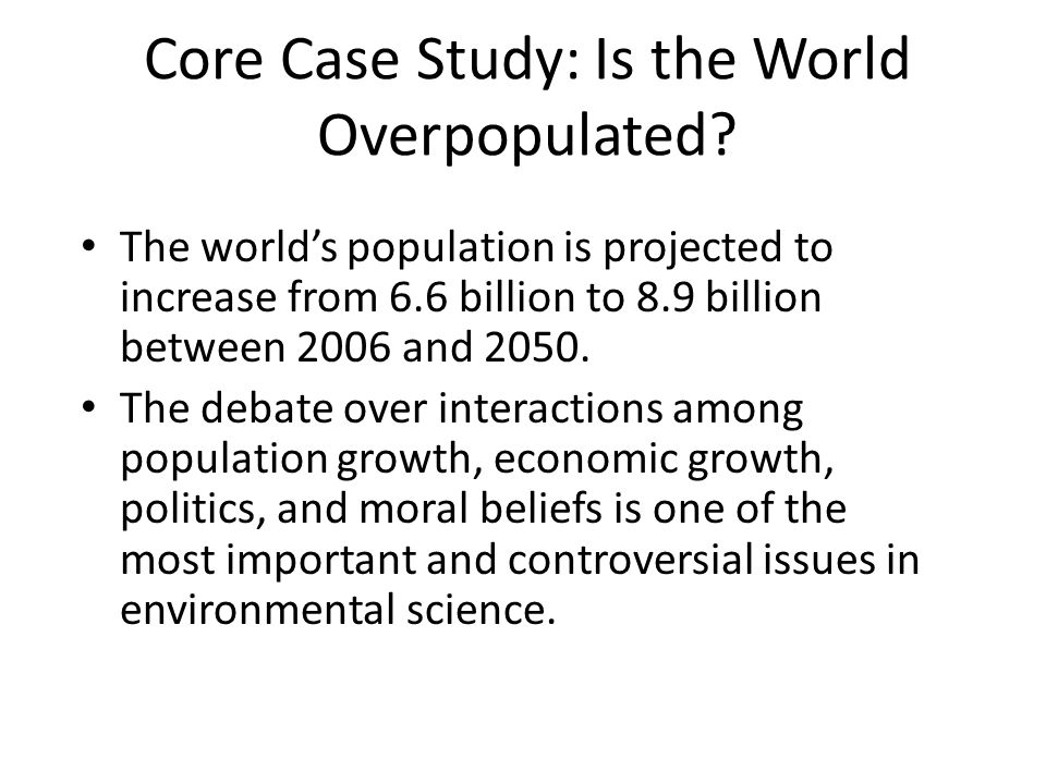 human population control debate