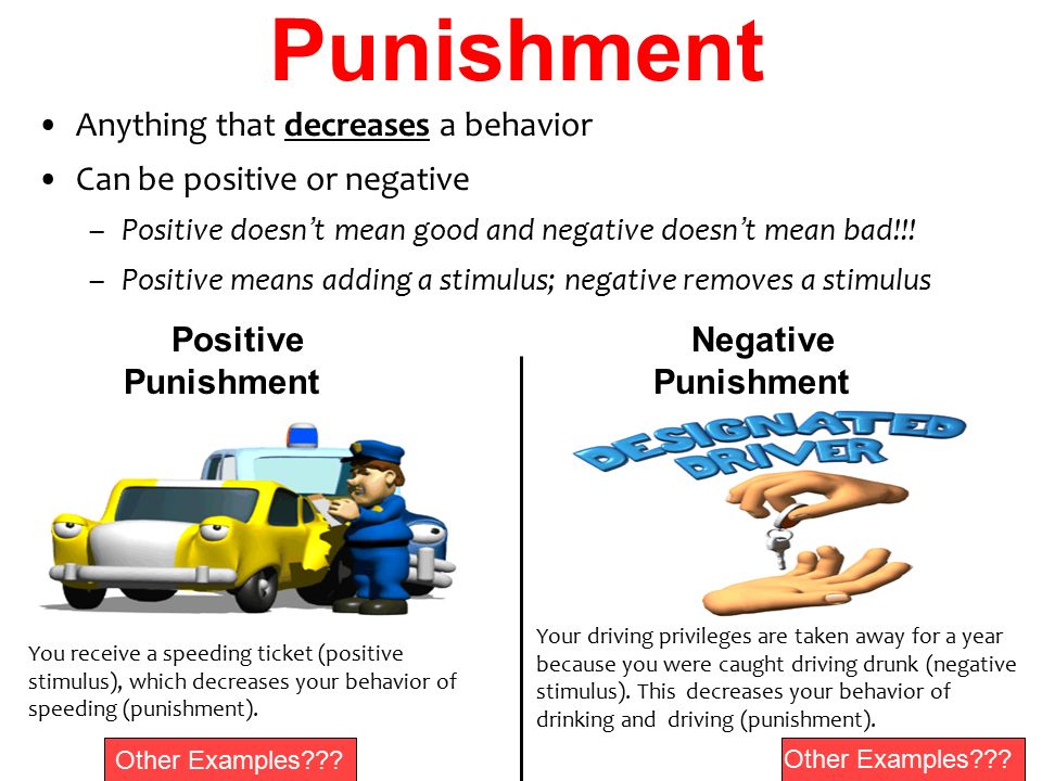 POSITIVE AND NEGATIVE PUNISHMENT PDF POSITIVE AND NEGATIVE PUNISHMENT PDF