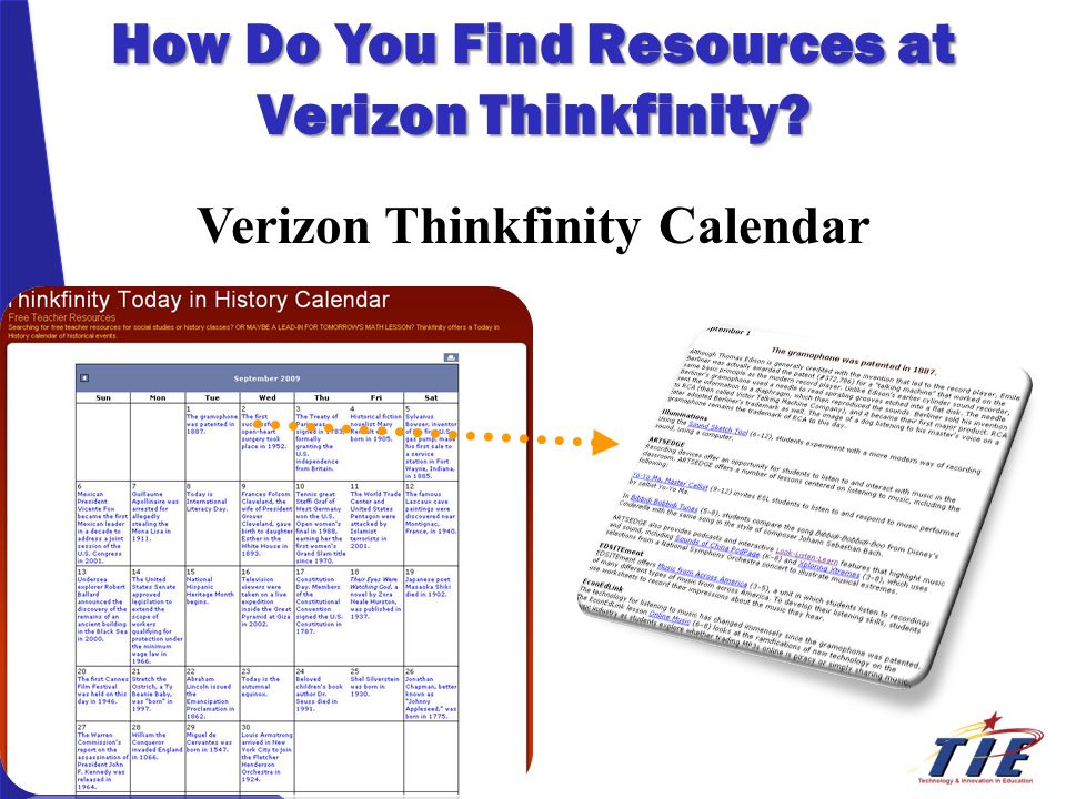 Verizon Thinkfinity Calendar How Do You Find Resources at Verizon Thinkfinity
