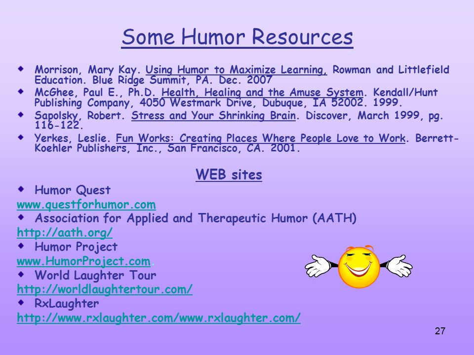 1 Using Humor To Maximize Learning Mary Kay Morrison Ppt - 