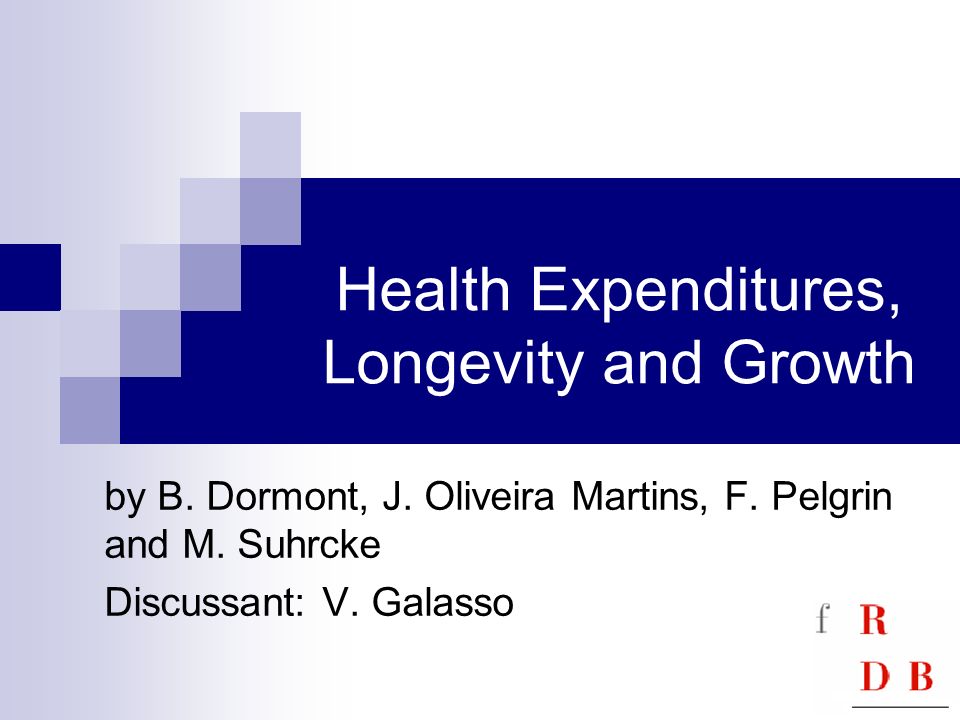 Health Expenditures, Longevity and Growth by B. Dormont, J.