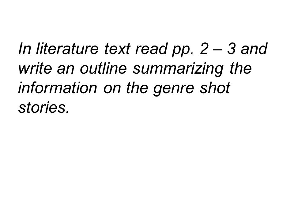 In literature text read pp.