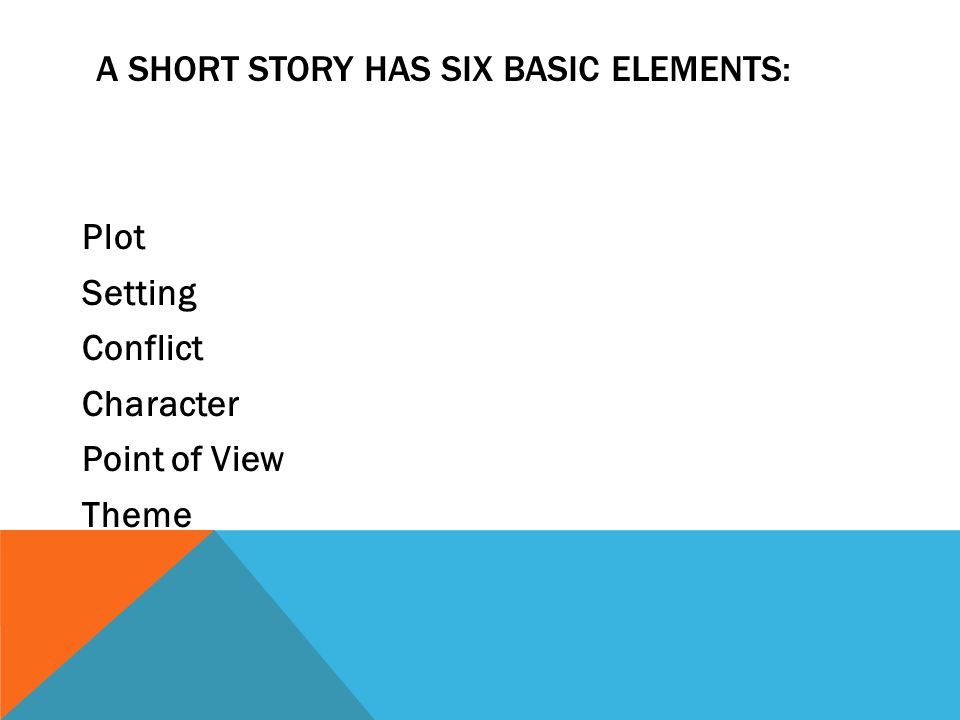 introduction of a story definition
