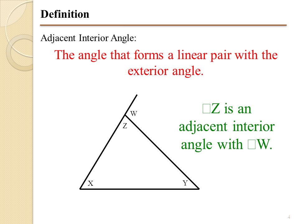 1 Geometry Section 4 1b Angles Outside The Triangle Pg 247